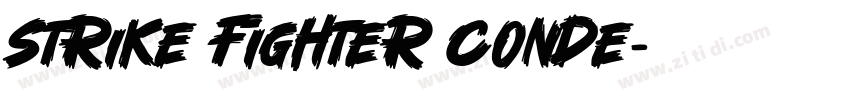 Strike Fighter Conde字体转换
